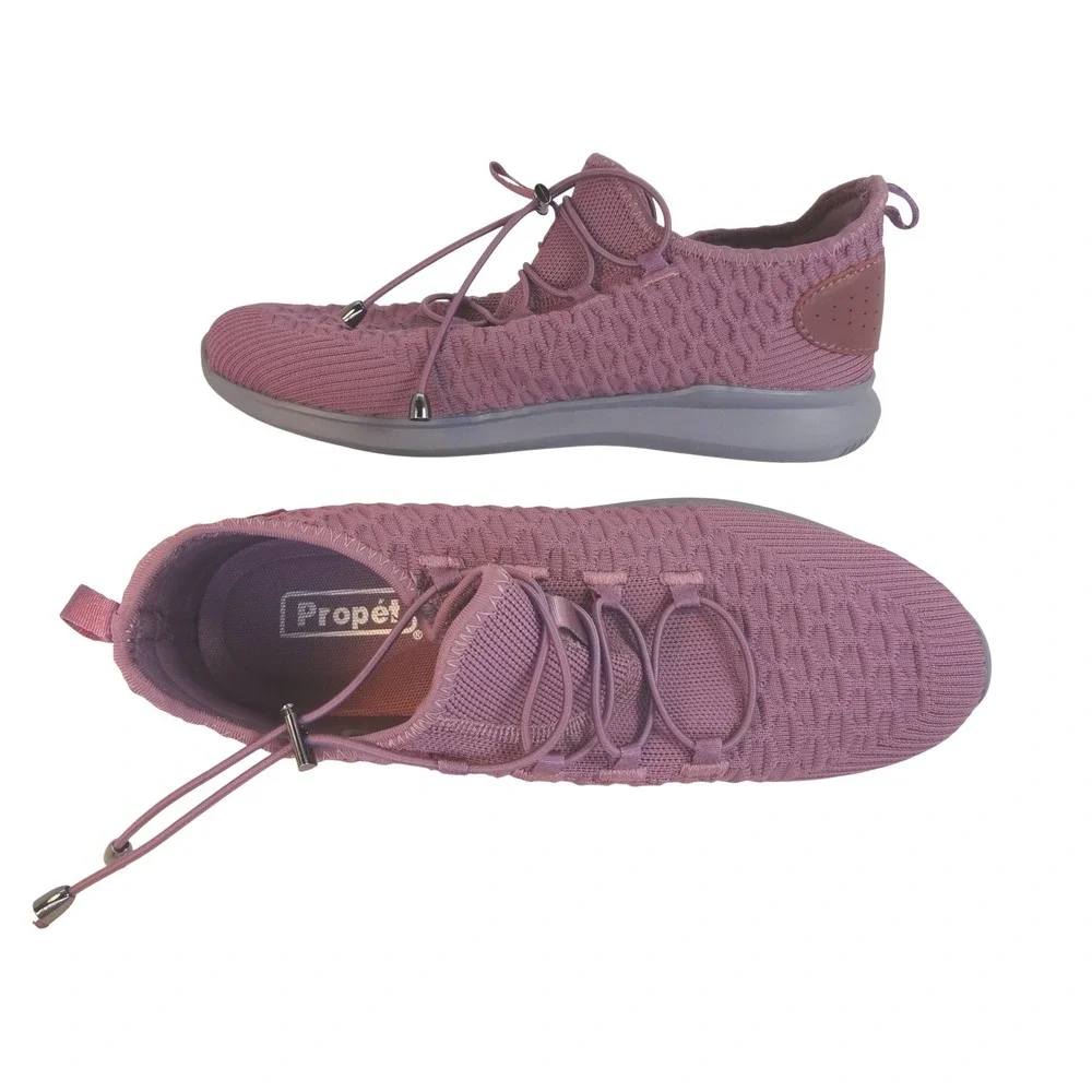 Propét Crushed Berry Knit Slip On Athletic Shoes Women's Size 8.5‎ Sneakers